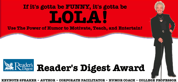 Lola receives Reader's Digest Award